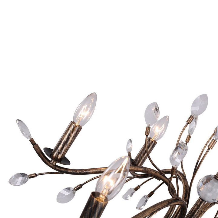 Candelabro francés elegante con cristal, lámpara colgante de techo para iluminación. [[lstfy-media:14]]