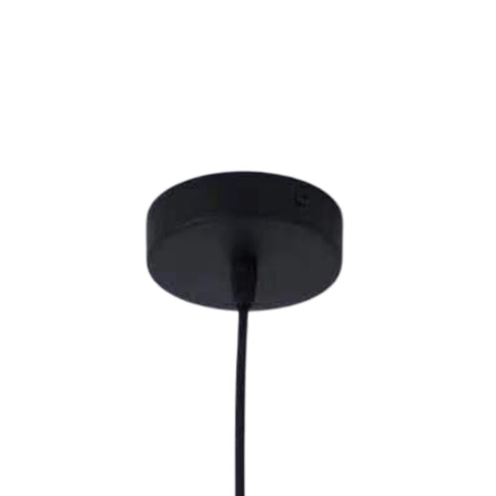 Lámpara colgante cono ondulado, estilo contemporáneo y minimalista, iluminación para hogar.
