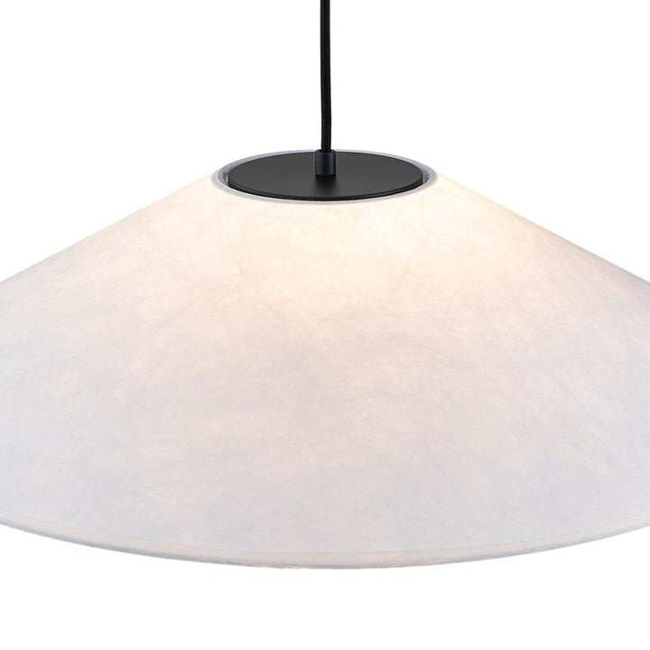 Lámpara colgante de cono moderna, una luz ideal para iluminación de diseño contemporáneo en cualquier espacio del hogar.