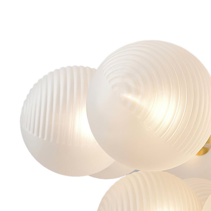 Iluminación para comedor: candelabro de burbuja colgante, moderno y sofisticado.
