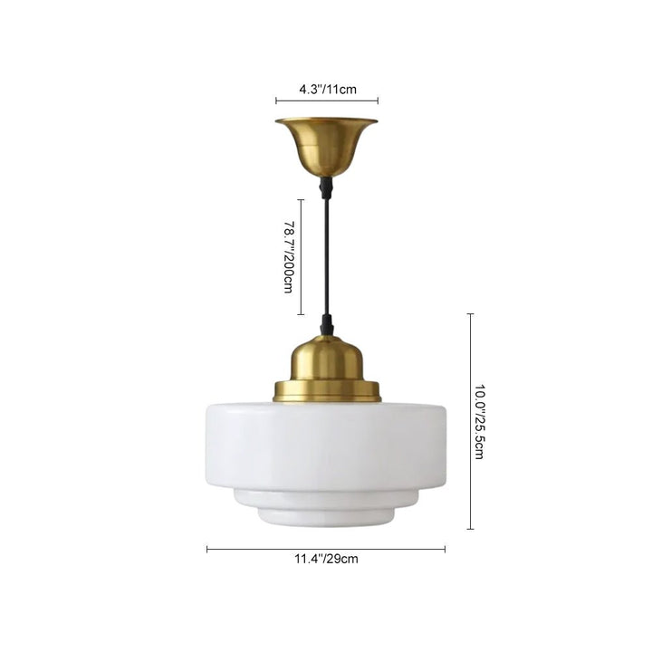 Lámpara de interior regulable, vidrio blanco lechoso, estilo moderno francés, elemento decorativo.