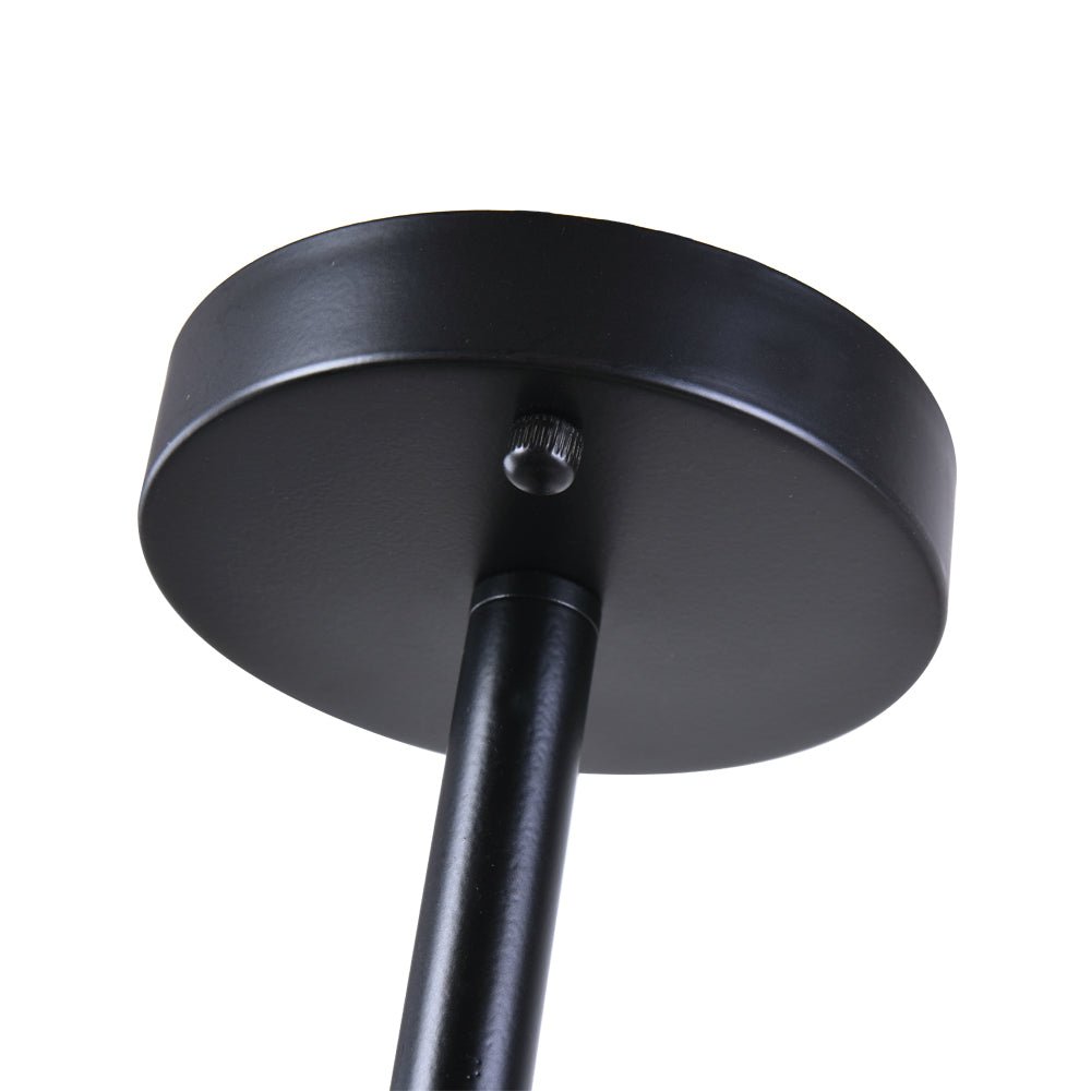 Luz de techo Sputnik de 6 luces, versátil estilo Mid-Century Moderno para sala, dormitorio o entrada.