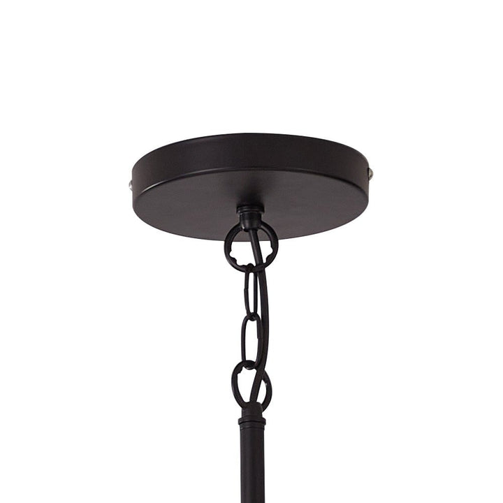 Araña de techo Sputnik negra y dorada, 8 bombillas. Ideal para añadir estilo moderno de mediados de siglo.