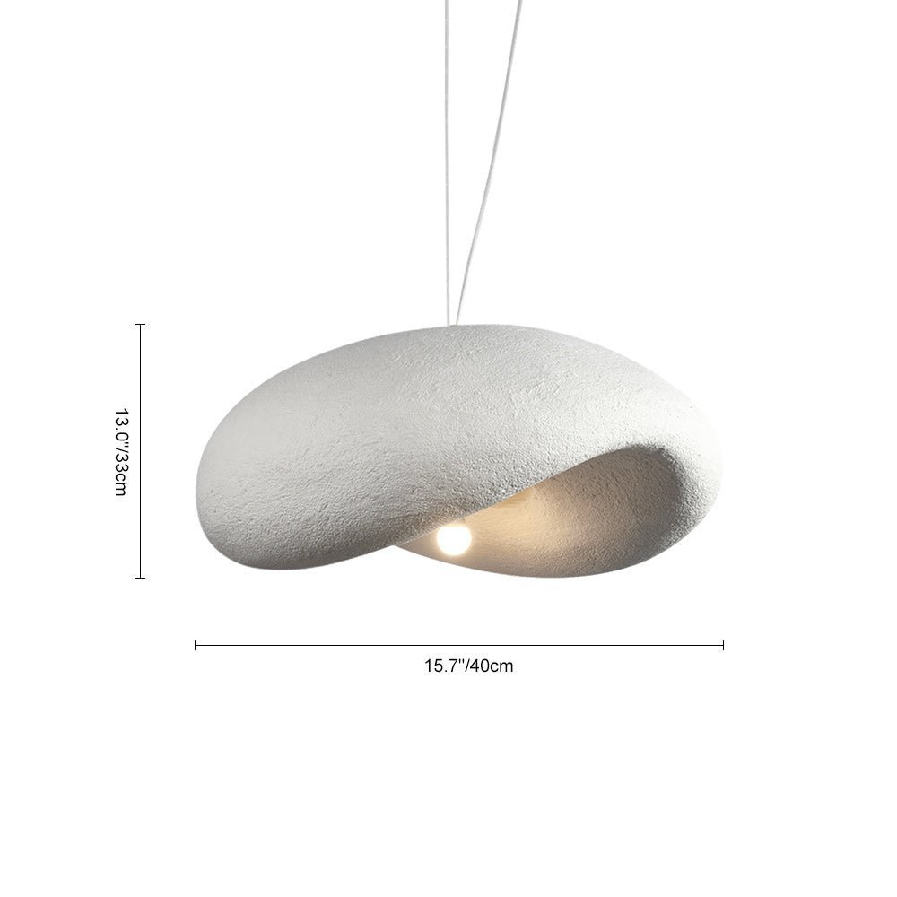 Lámpara nube colgante minimalista, de poliestireno, iluminación moderna para interiores del hogar.