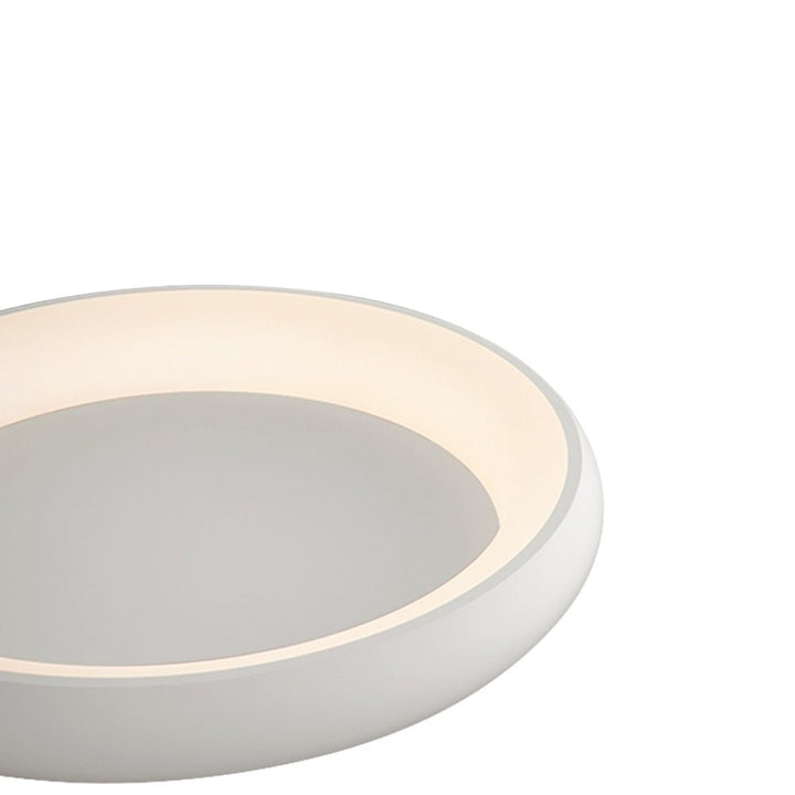 Luz de techo LED redonda blanca. Plafón moderno minimalista, perfecto para cualquier habitación.