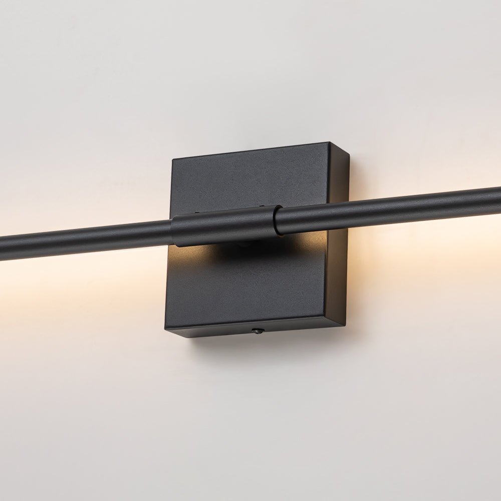 Aplique LED de pared lineal, iluminación interior de diseño moderno y elegante.