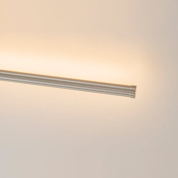 Aplique LED de pared lineal, iluminación interior de vanguardia para el hogar moderno.