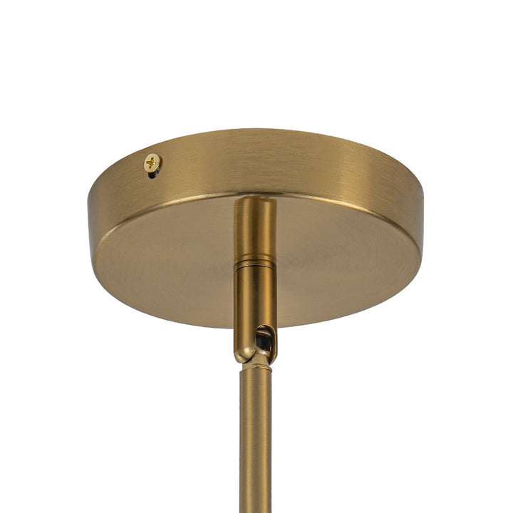 Iluminación de hogar: candelabro moderno con 13 luces y esferas de burbuja cristalina.