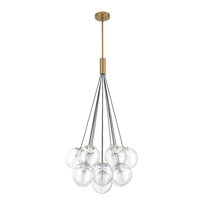 Iluminación moderna para el hogar, candelabro burbuja de 13 luces y estilo único.