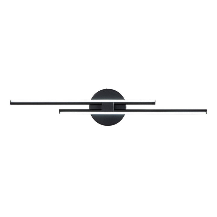 Lámpara LED de pared para baño. Iluminación lineal moderna con luz fría, ideal para espejo.