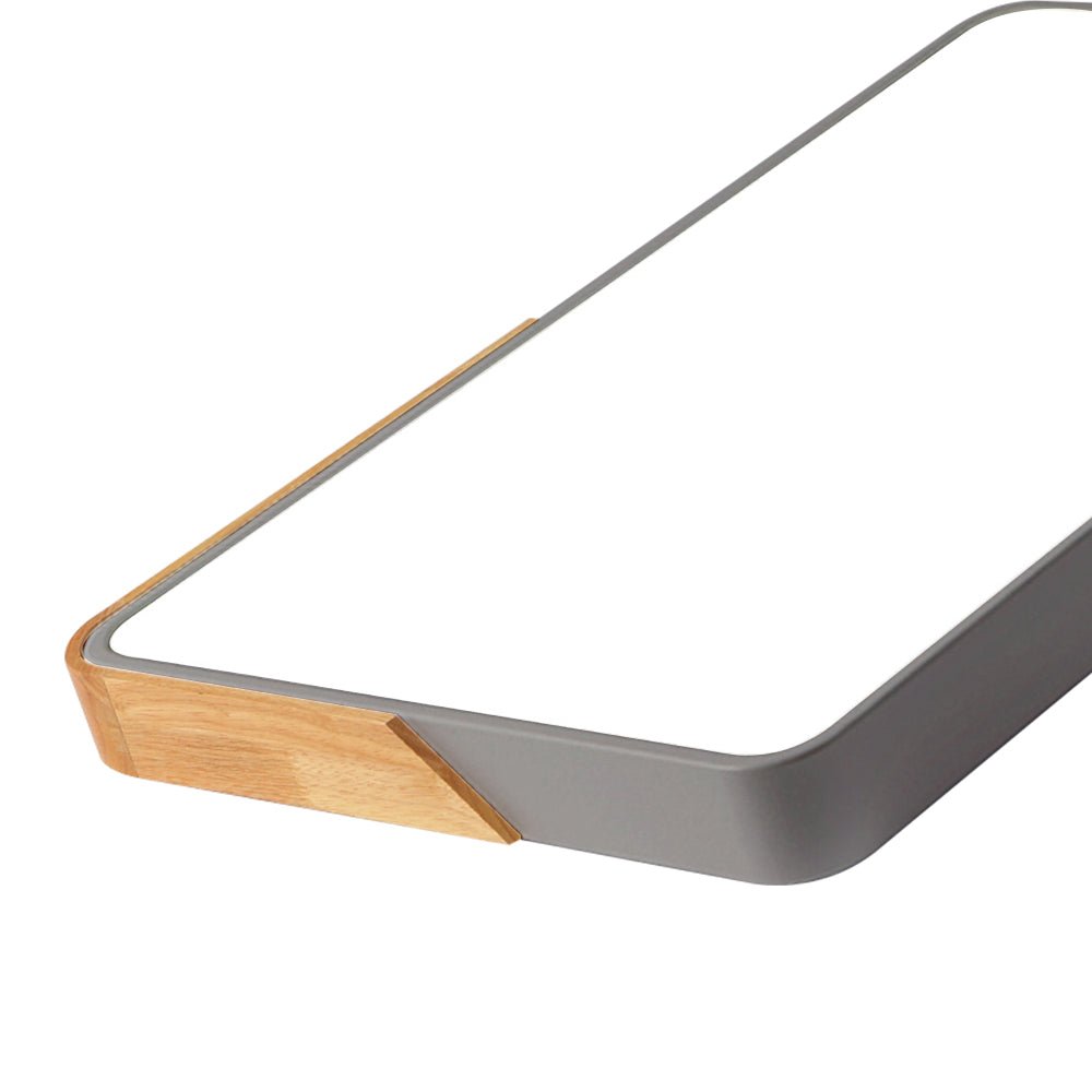 Luz de techo LED rectangular regulable, moderna. Embellece cualquier espacio del hogar con estilo y eficiencia.