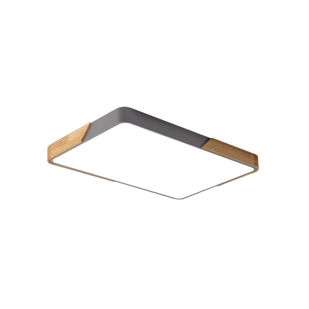 Versátil luz de techo LED rectangular regulable, moderna. Adaptable a cualquier decoración interior y ambiente.