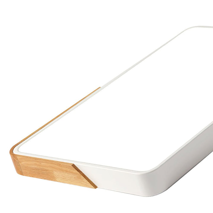 Cree ambiente con luz de techo LED rectangular moderna, regulable. Diseño elegante para iluminación interior.
