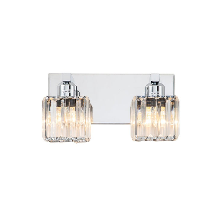 Luminaria de pared negro dorado, glamour, cristal cuadrado para dormitorio moderno.