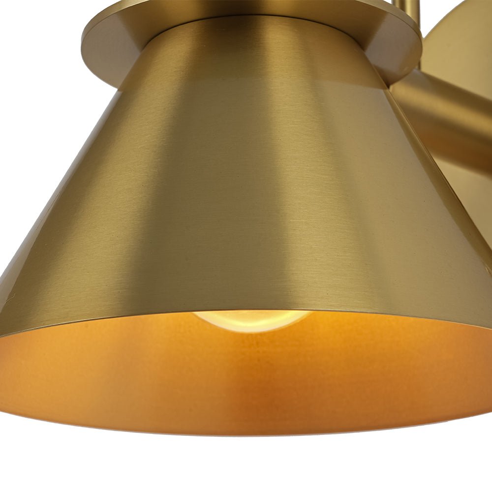 Aplique de pared cono para sala, iluminación elegante y contemporánea en tu hogar.