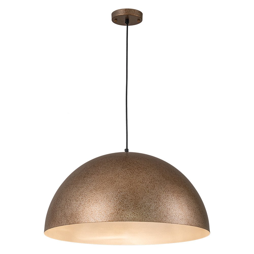 Lámpara de comedor estilo industrial, cúpula metálica negra, fácil de instalar.