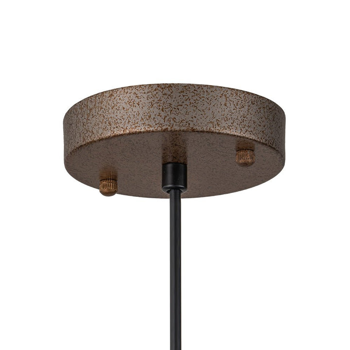 Colgante de techo moderno industrial, cúpula grande, ideal para espacios amplios.