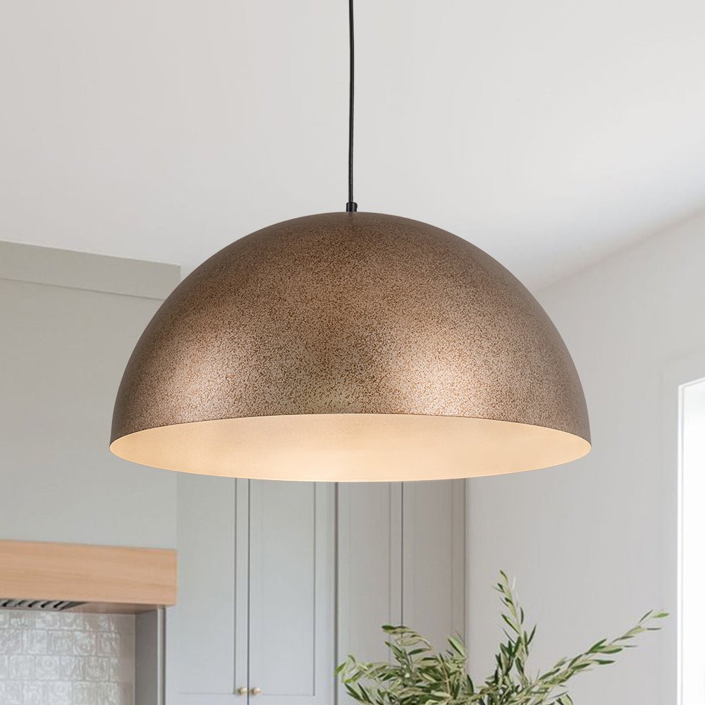 Lámpara de cúpula regulable para comedor, diseño industrial moderno. Decoración hogar.