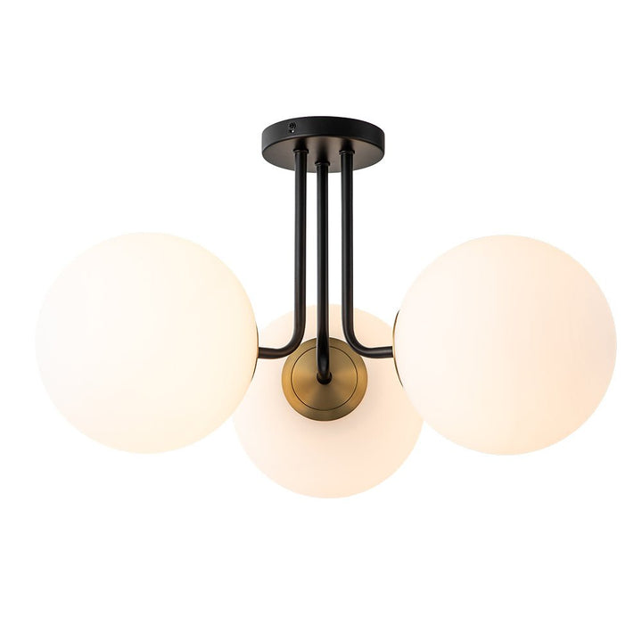 Decoración retro: Lámpara de techo Sputnik 3 luces, semi empotrada. Un clásico que nunca pasa de moda.