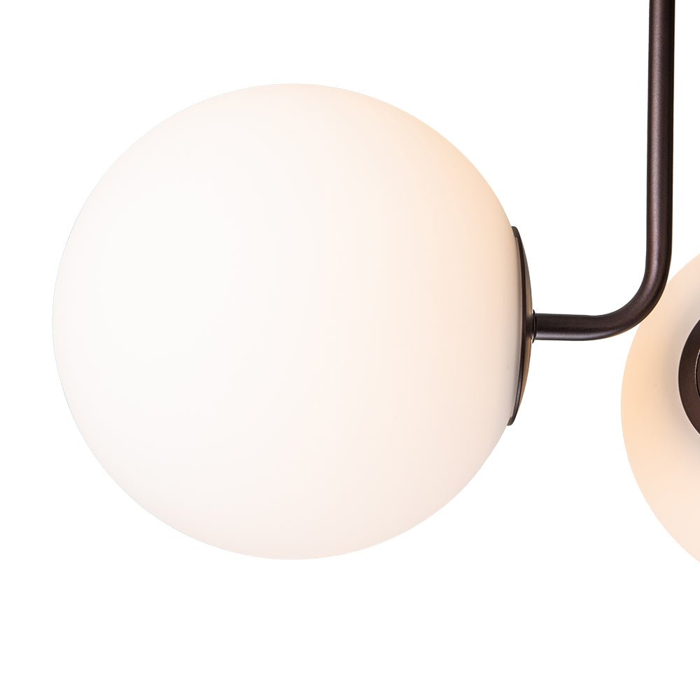 Lámpara de techo retro Sputnik 3 luces, semi empotrada. Elemento decorativo clave para tu espacio.