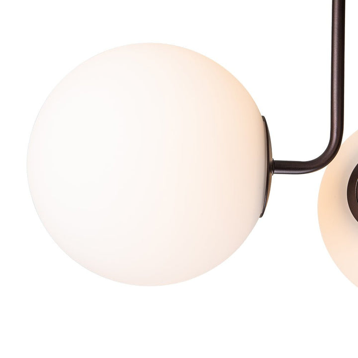 Lámpara de techo retro Sputnik 3 luces, semi empotrada. Elemento decorativo clave para tu espacio.