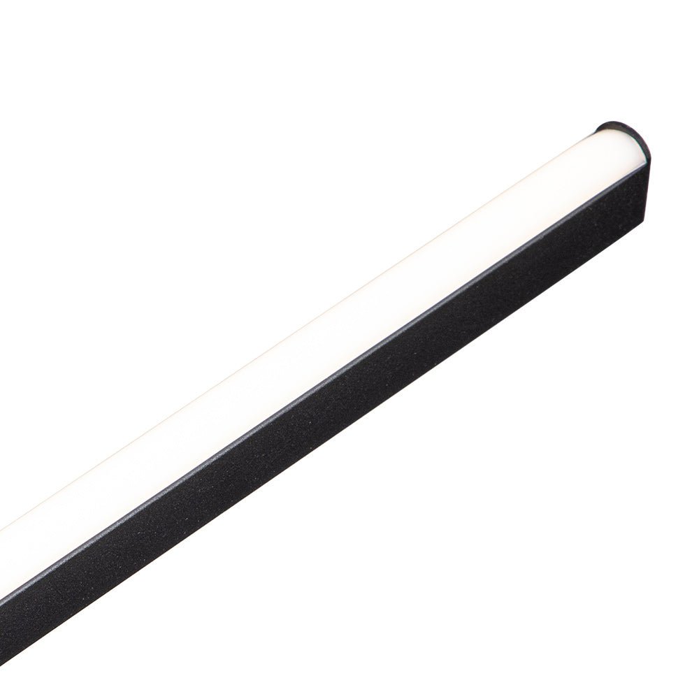 Ambiente cálido con candelabro LED Sputnik lineal de 6 luces, iluminación de diseño moderno.