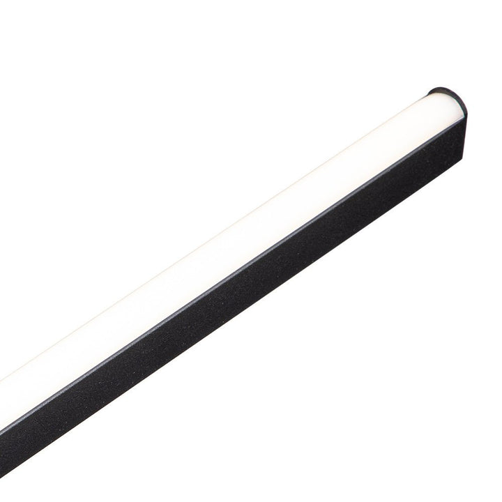 Ambiente cálido con candelabro LED Sputnik lineal de 6 luces, iluminación de diseño moderno.