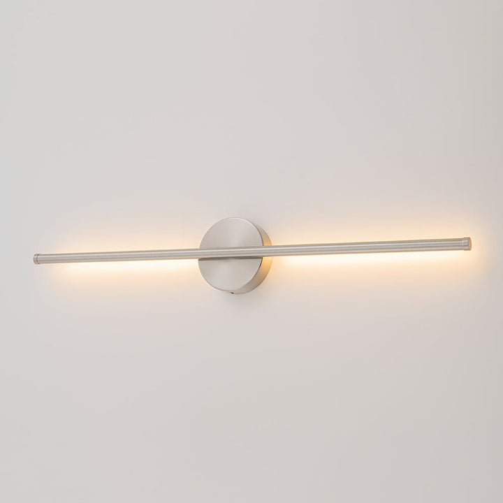 Iluminación LED de pared lineal. Diseño moderno y eficiente, luz cálida minimalista para cualquier ambiente.