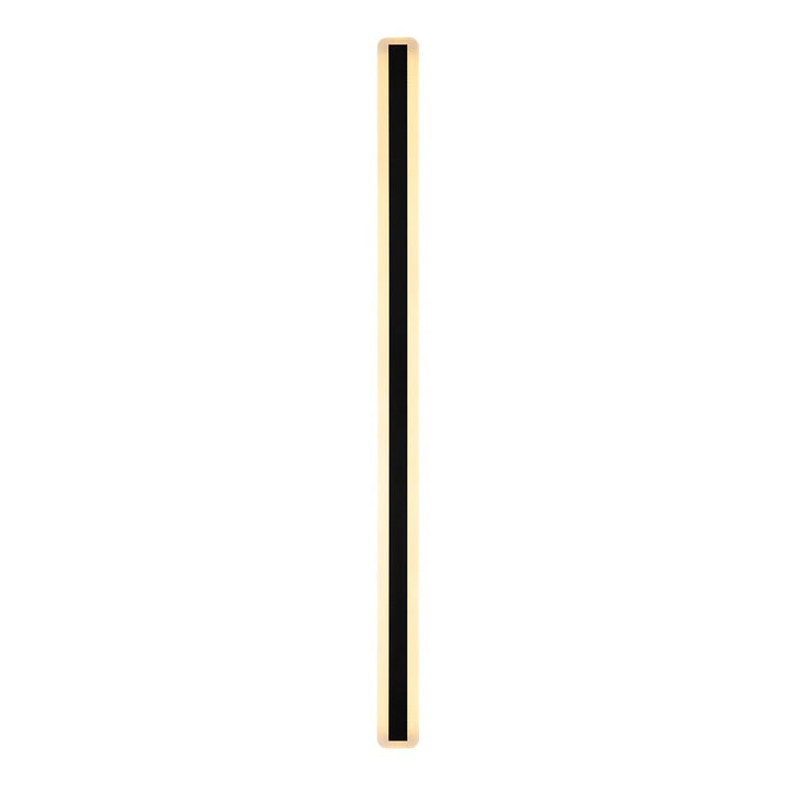 Elegante luz de pared LED exterior negra. Iluminación moderna y minimalista para embellecer fachadas y patios.