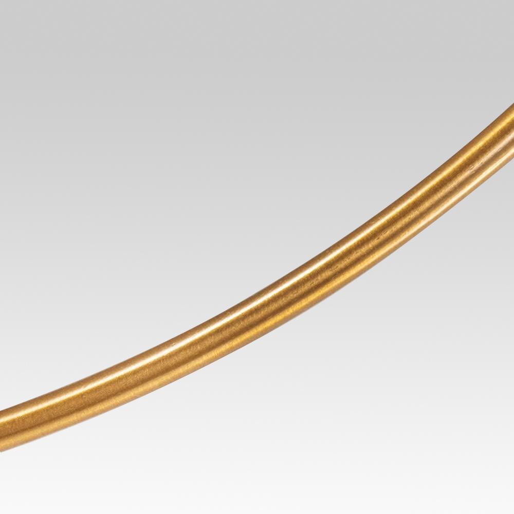 Diseño de anillo moderno, lámpara colgante dorada para añadir elegancia y luz a cualquier espacio.