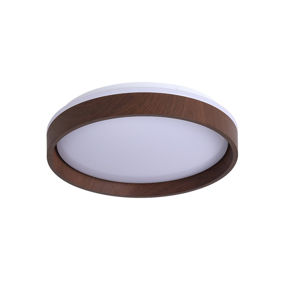 Lámpara de techo LED redonda, estilo moderno. Iluminación interior empotrada para el hogar.