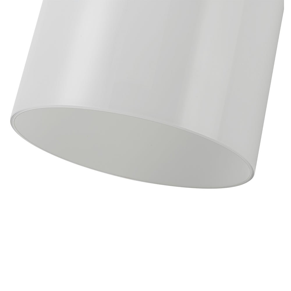 Lámpara de pared escandinava de vidrio cilíndrico, latón, diseño chic para cualquier espacio interior.