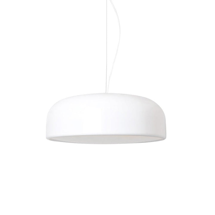 Lámpara de cocina/comedor: colgante nórdico blanco de cúpula, aporta luz y estilo minimalista.