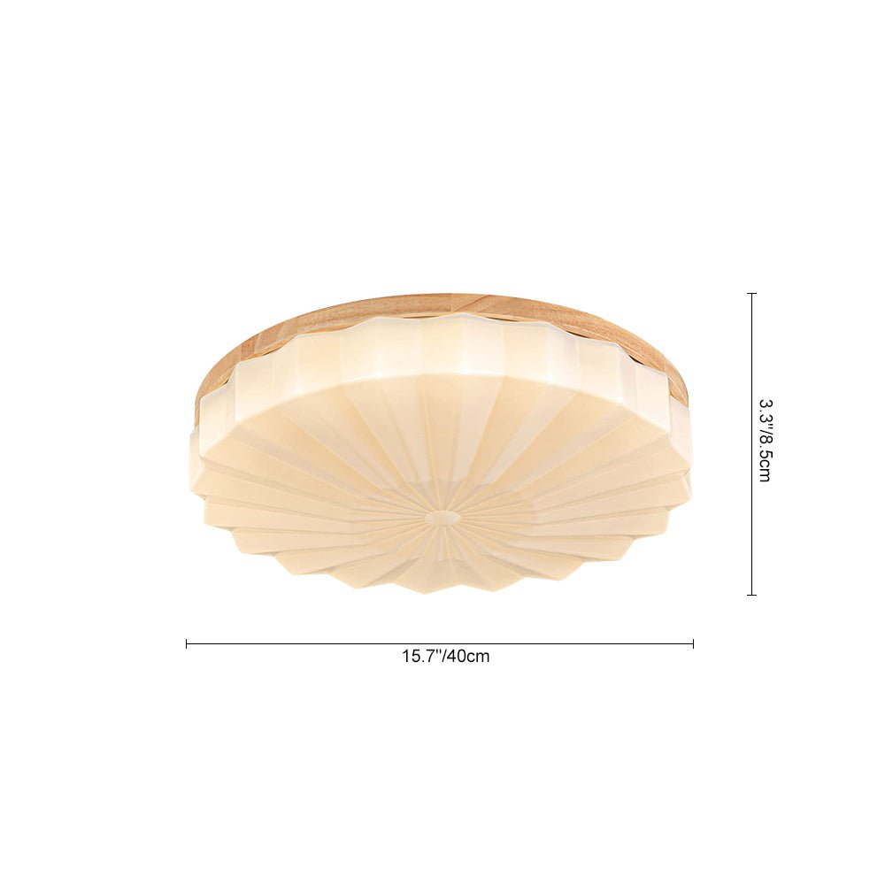 Lámpara de techo LED empotrada, diseño floral nórdico. 3 tonos de luz, ideal para sala y recámara.