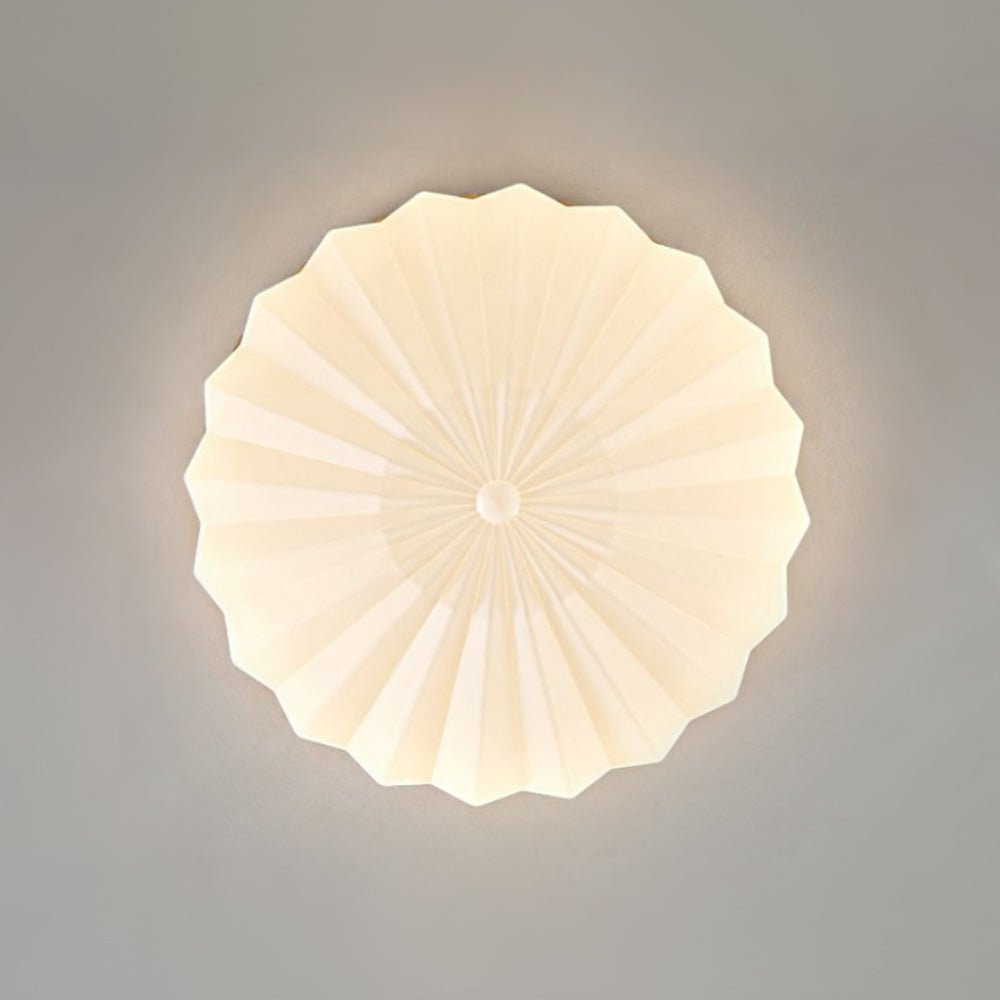 Lámpara de techo LED con diseño floral escandinavo, 3 tonos. Ideal para salón, dormitorio moderno.