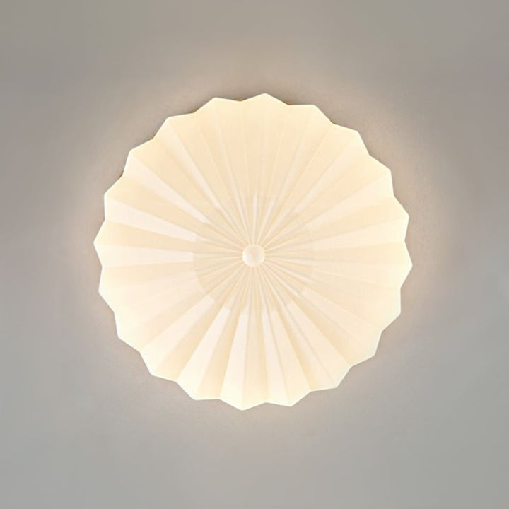 Lámpara de techo LED con diseño floral escandinavo, 3 tonos. Ideal para salón, dormitorio moderno.