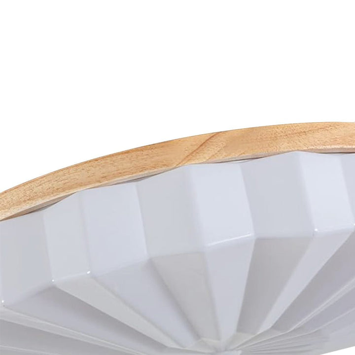 Iluminación LED de techo, estilo floral plisado. Lámpara de diseño moderno con 3 tonos de luz.