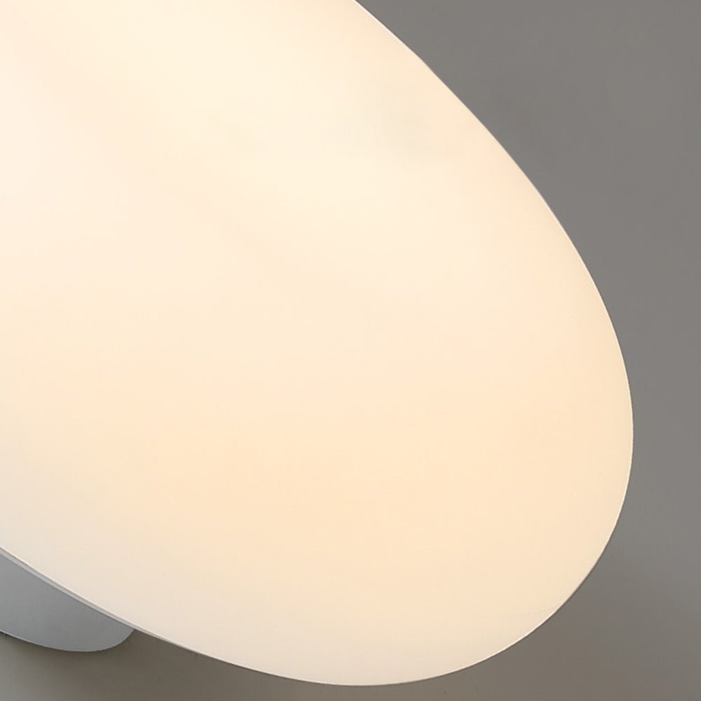Lámpara de techo moderna LED dimmable hongo nórdico. Luz semi empotrada para una decoración elegante.