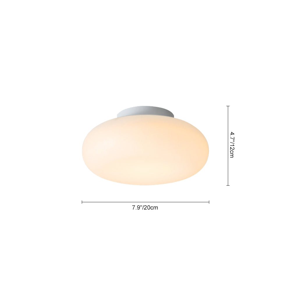Elegante luz de techo LED hongo nórdico. Lámpara dimmable perfecta para comedor o sala de estar.