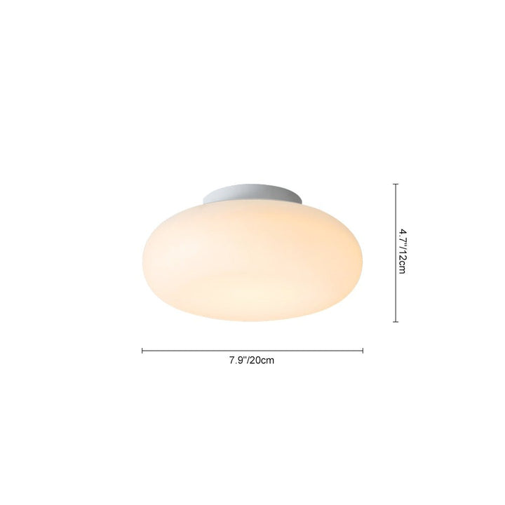 Elegante luz de techo LED hongo nórdico. Lámpara dimmable perfecta para comedor o sala de estar.