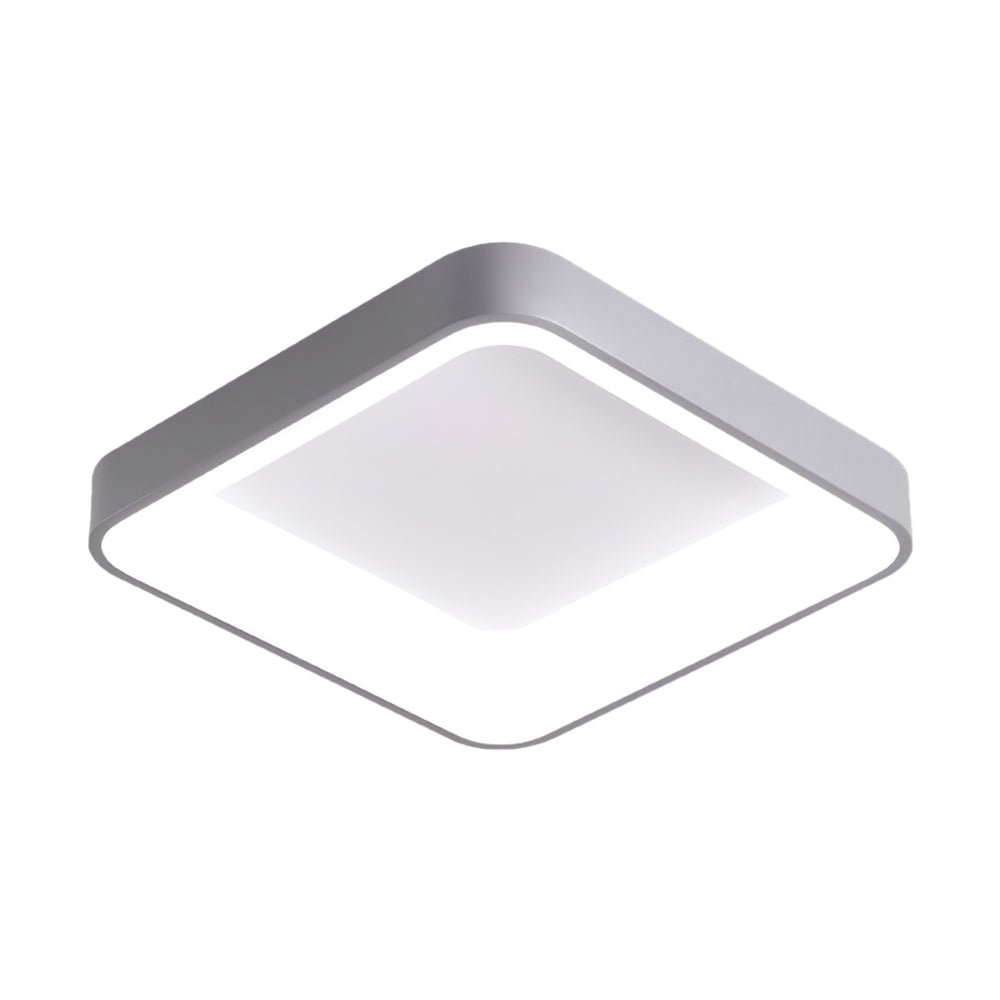 Iluminación LED de techo cuadrada y plana, diseño nórdico. Perfecta para dar un toque moderno y elegante al hogar.