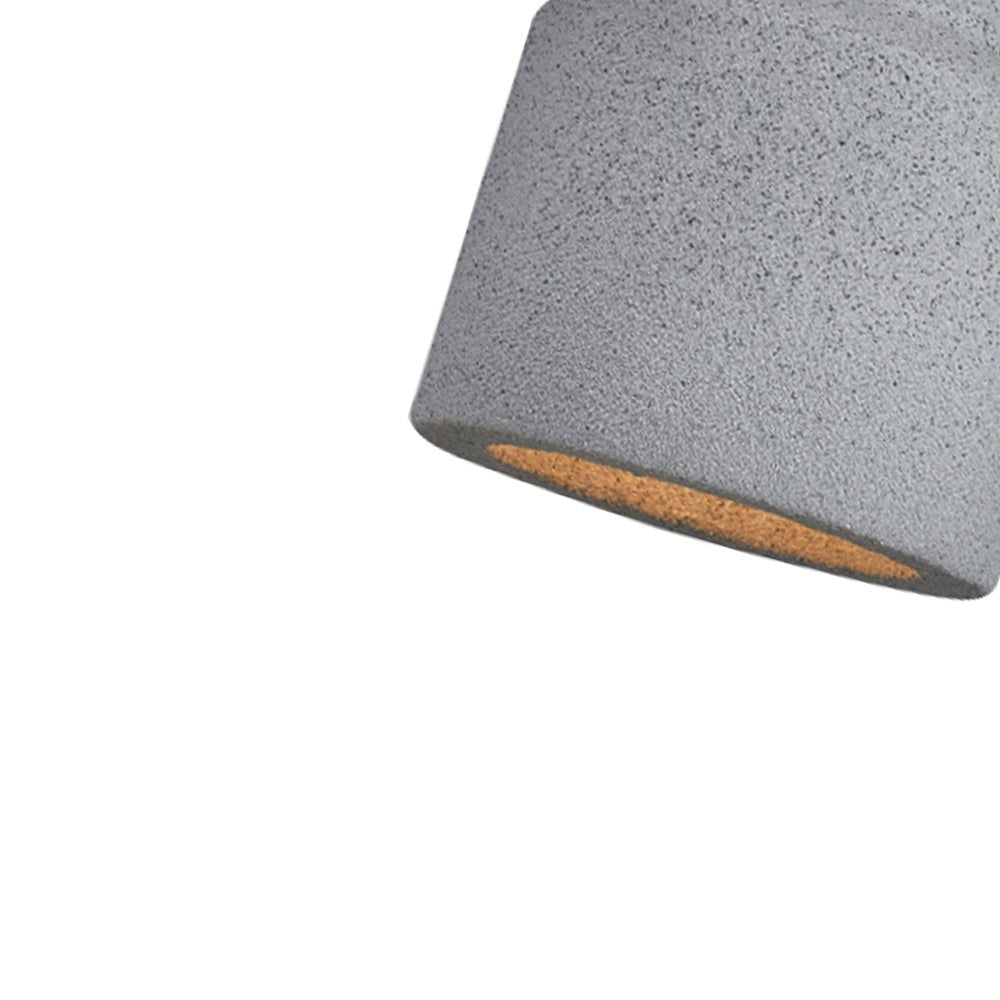 Decoración hogar con lámpara colgante cilíndrica. Luz de techo estilo campana nórdico para espacios modernos.