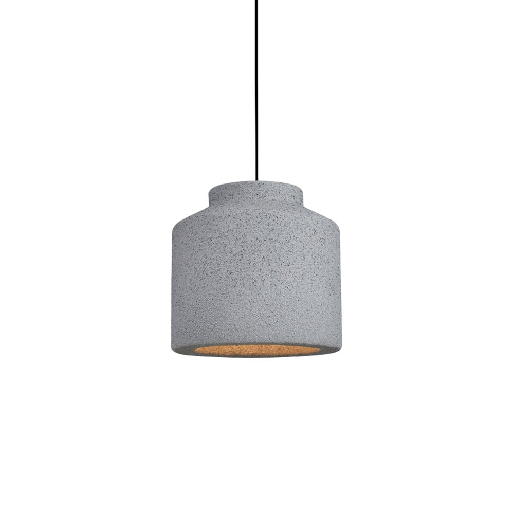 Lámpara moderna colgante para dormitorio, diseño cilíndrico de campana. Estilo nórdico, crea ambiente.