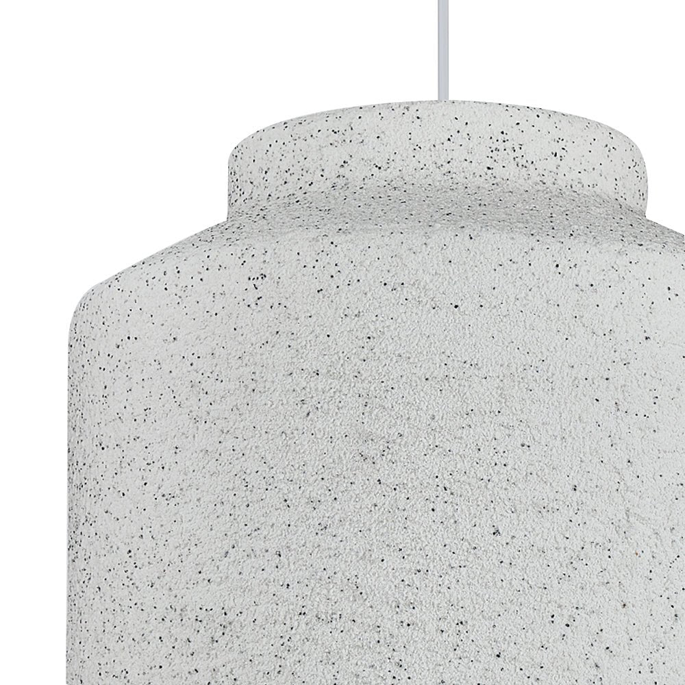 Lámpara de techo colgante, diseño campana cilíndrica estilo japonés. Iluminación para dormitorio moderno.
