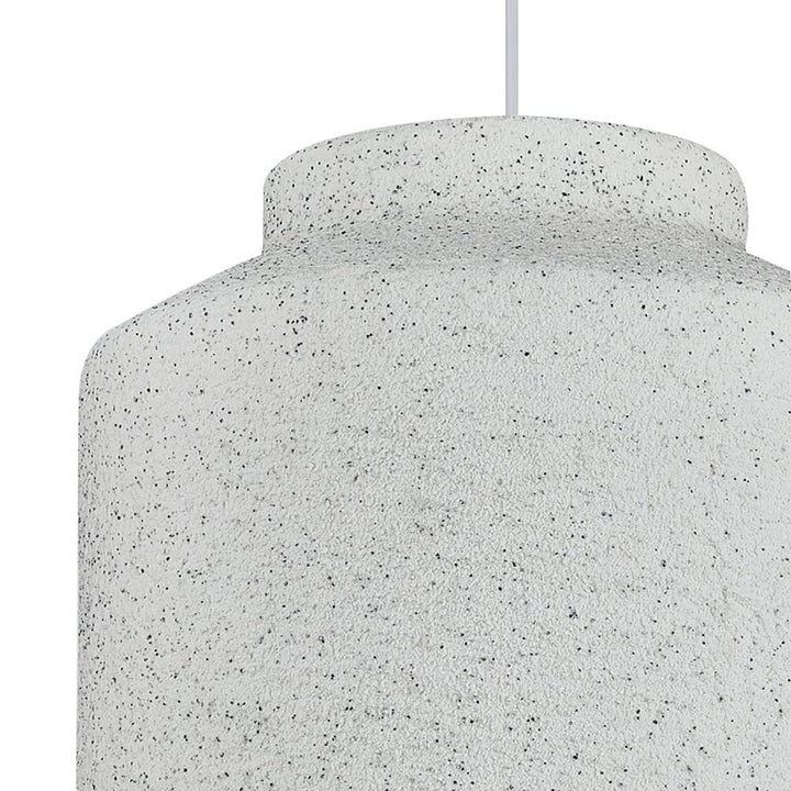 Lámpara de techo colgante, diseño campana cilíndrica estilo japonés. Iluminación para dormitorio moderno.