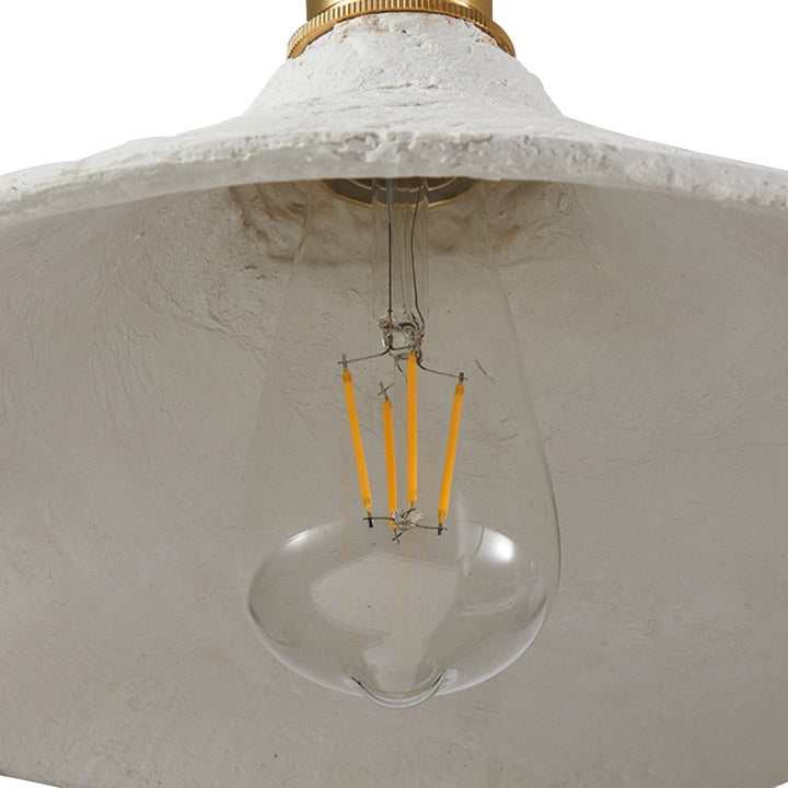 Colgante de cerámica gris, regulable, para iluminación de cocina, estilo moderno y funcional.