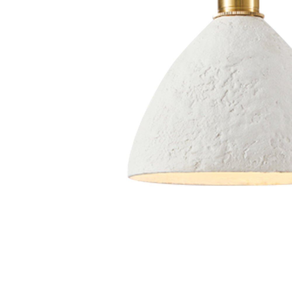 Iluminación decorativa colgante, cerámica nórdica, ideal para comedor, aporta elegancia y luz cálida.