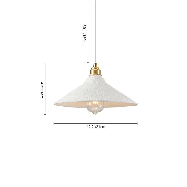 Lámpara de cerámica para mesita de noche, colgante regulable, estilo nórdico para una luz íntima.