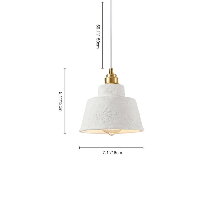 Lámpara colgante de cerámica negra mate, estilo nórdico industrial, ideal para cocinas o bares modernos.