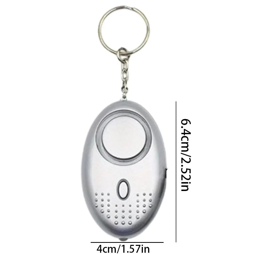 Dispositivo de autodefensa esencial: alarma personal con LED, ideal para protección y disuasión rápida.